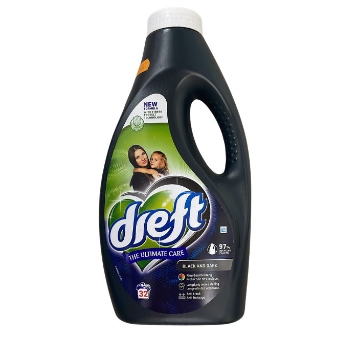 Dreft Black and Dark Lessive Liquide (32 lavages)