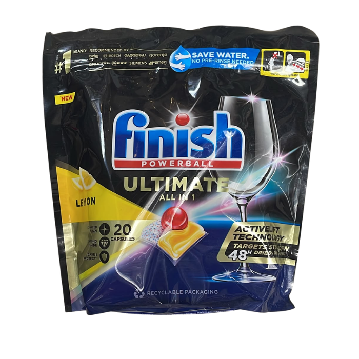 Finish Powerball Ultimate All in 1 Lemon (20 capsules)