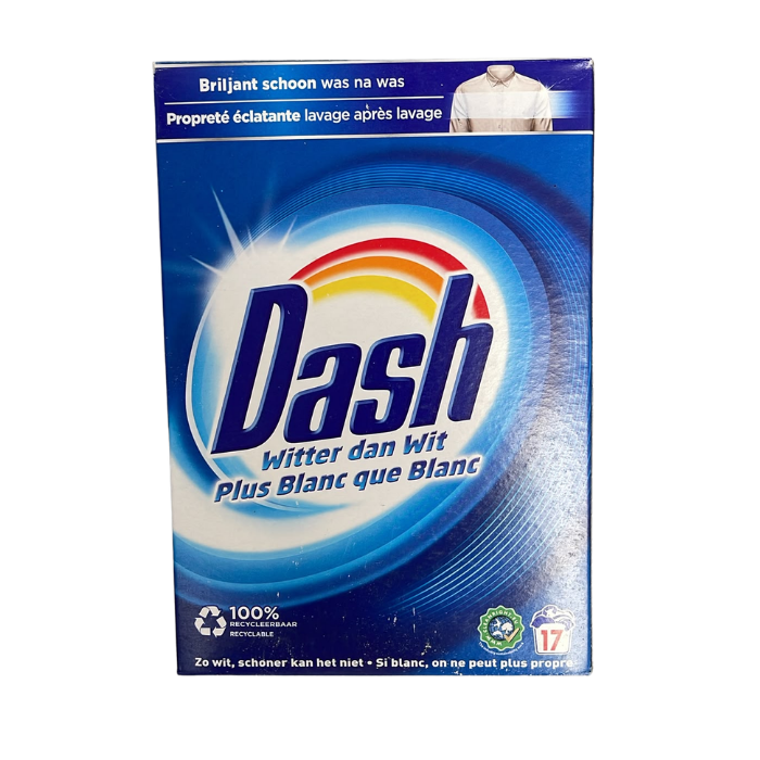 Dash Plus Blanc que Blanc Lessive Poudre (17 lavages)