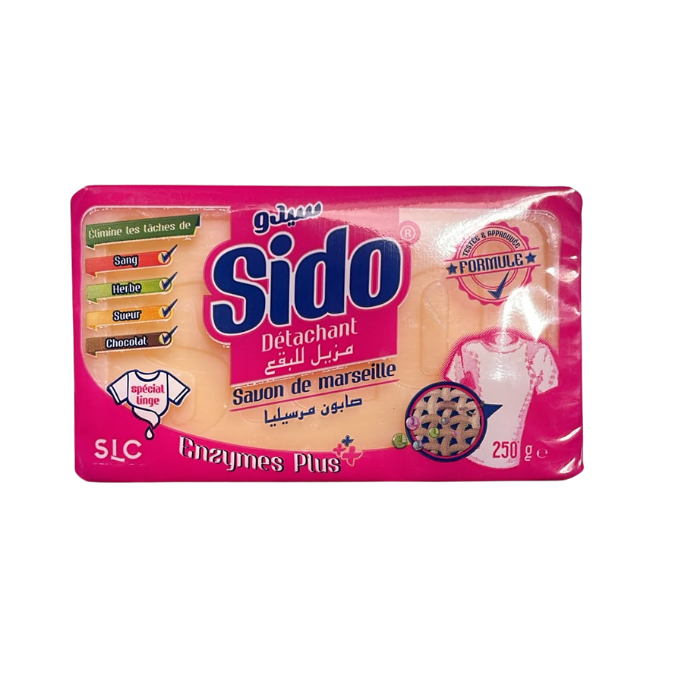 Sido Détachant Savon de Marseille Enzymes Plus 250g