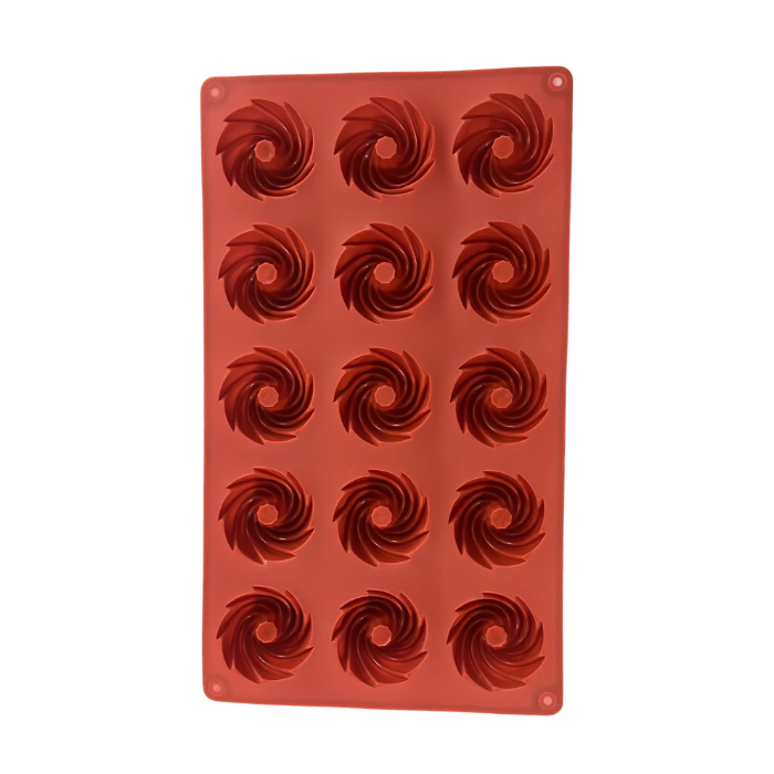 Moule en Silicone 15 Empreintes Tourbillon