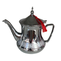 Berrad Marocain Inox Motif Grec avec Pompon Grand Modèle