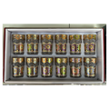 Coffret 12 Verres à Thé Marocains Vitrail Multicolore Prestige
