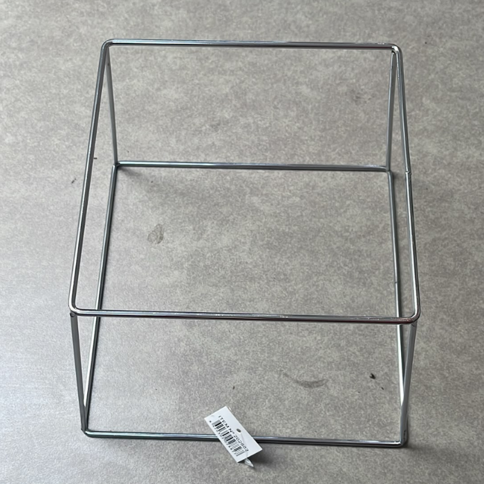 Support Filaire Chromé en Cube