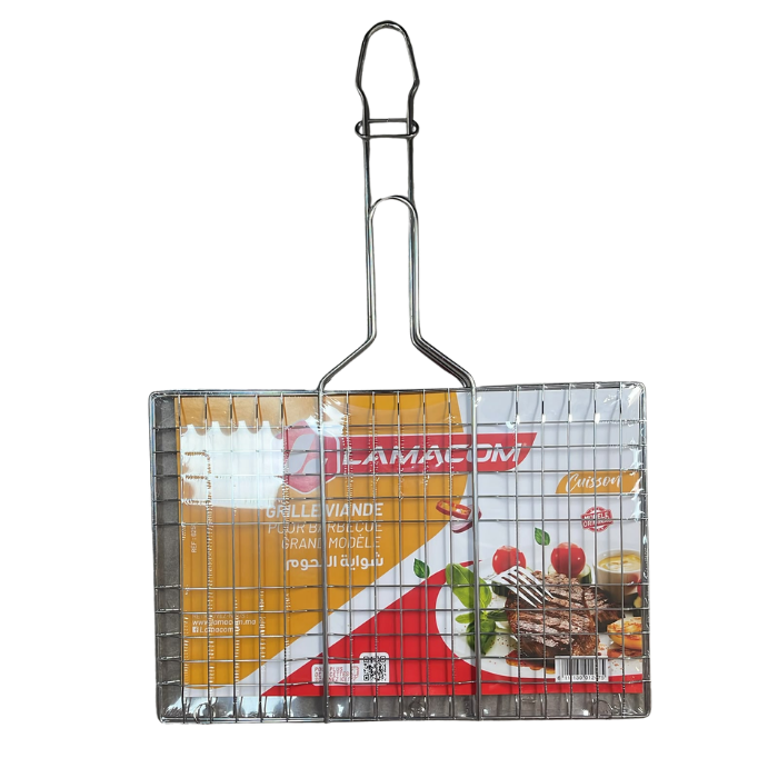 Grille Barbecue Rectangulaire Pliante Alamacom
