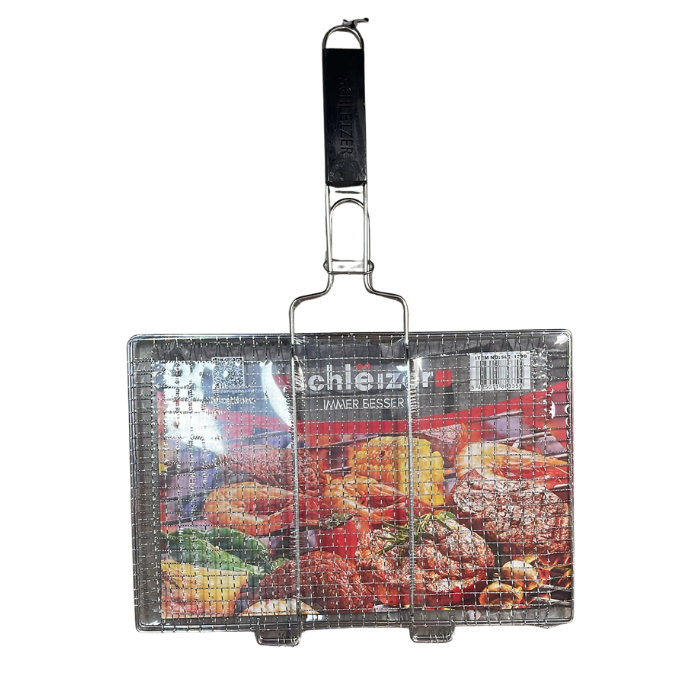 Grille Barbecue Pliante avec Manche Schleizer