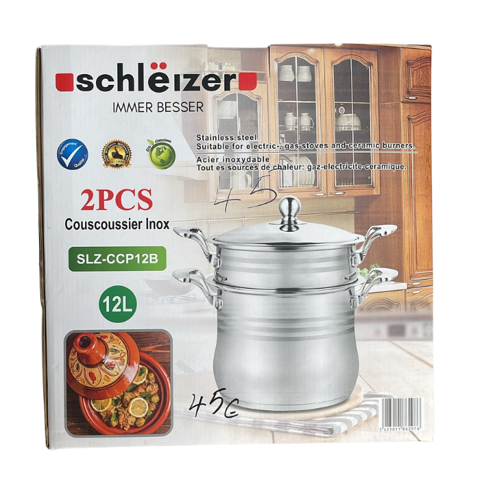 Couscoussier Inox Schleizer 12L