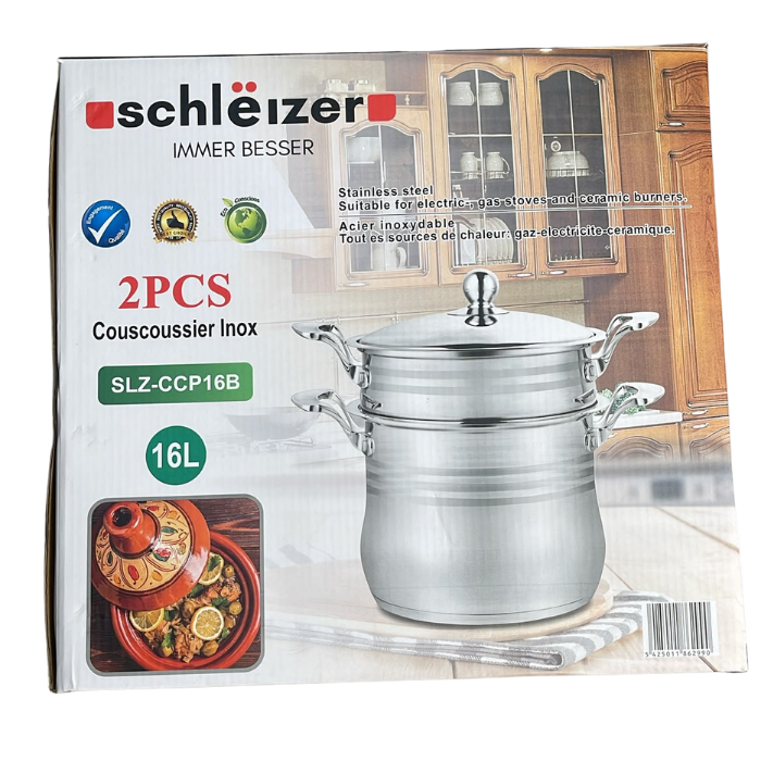 Couscoussier Inox Schleizer 16L