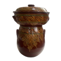 Khabia Jarre de Conservation Décorée 21 cm