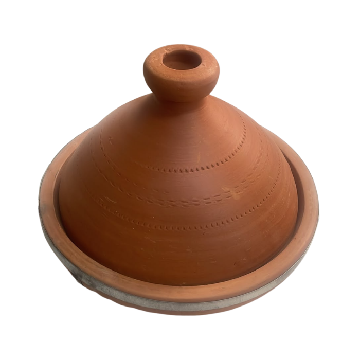 Tajine en Terre Cuite Naturelle 38 cm