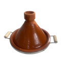 Tajine en Terre Cuite avec Cerclage et Poignées Bois 29 cm