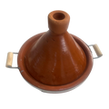 Tajine en Terre Cuite avec Cerclage et Poignées Bois 26 cm