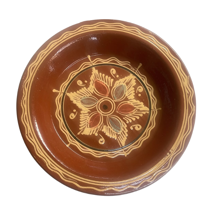 Gsaa Peinte Motif Étoile à Pétales 34 cm