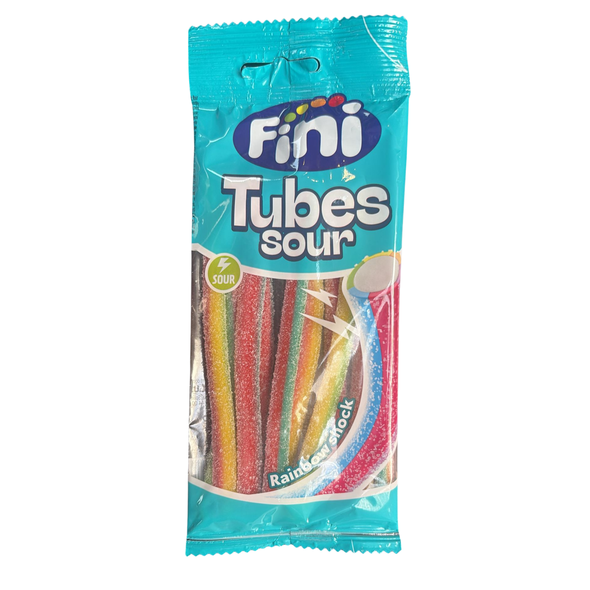 Fini Tubes Acidulés Choc Arc-en-ciel