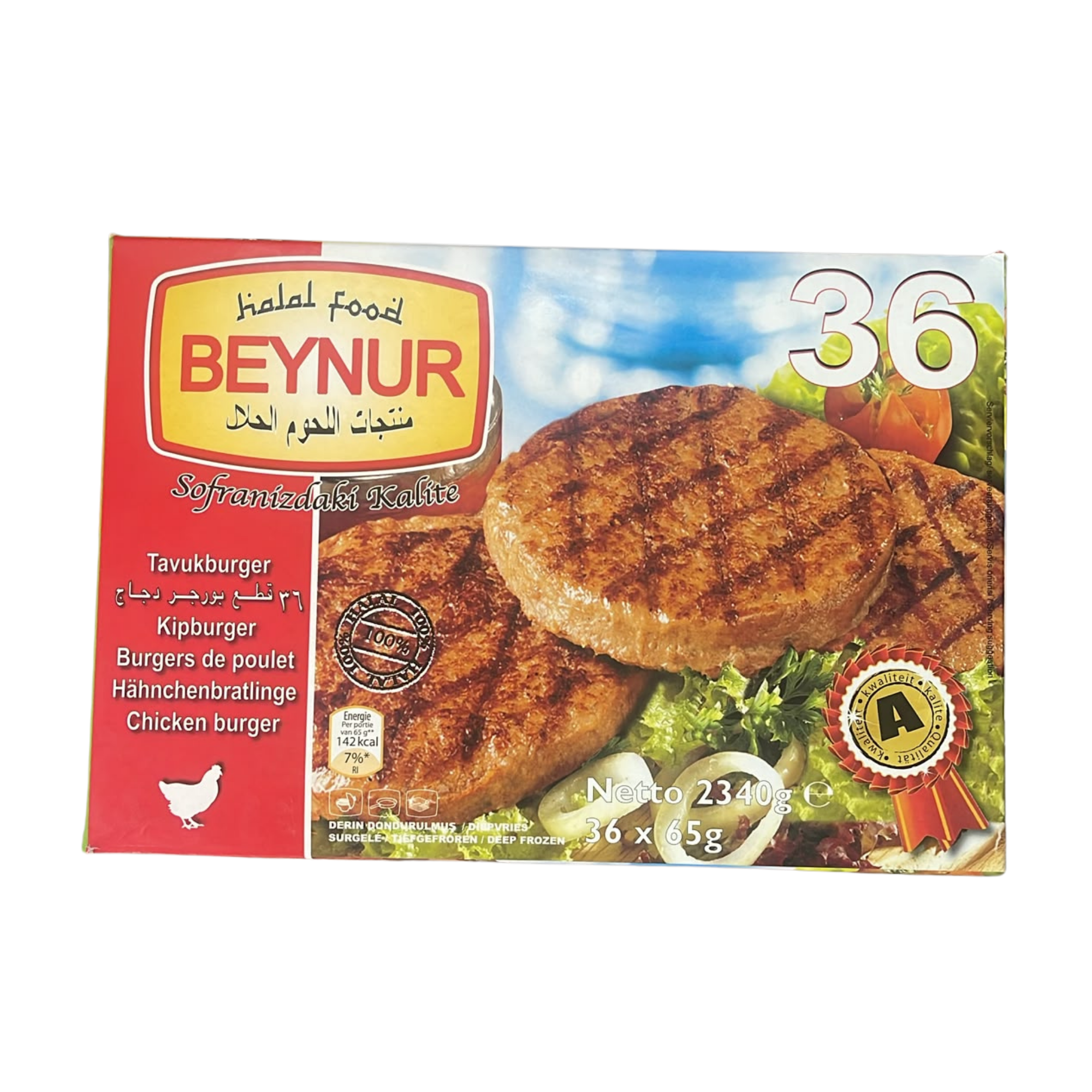 BURGERS DE POULET 2340G