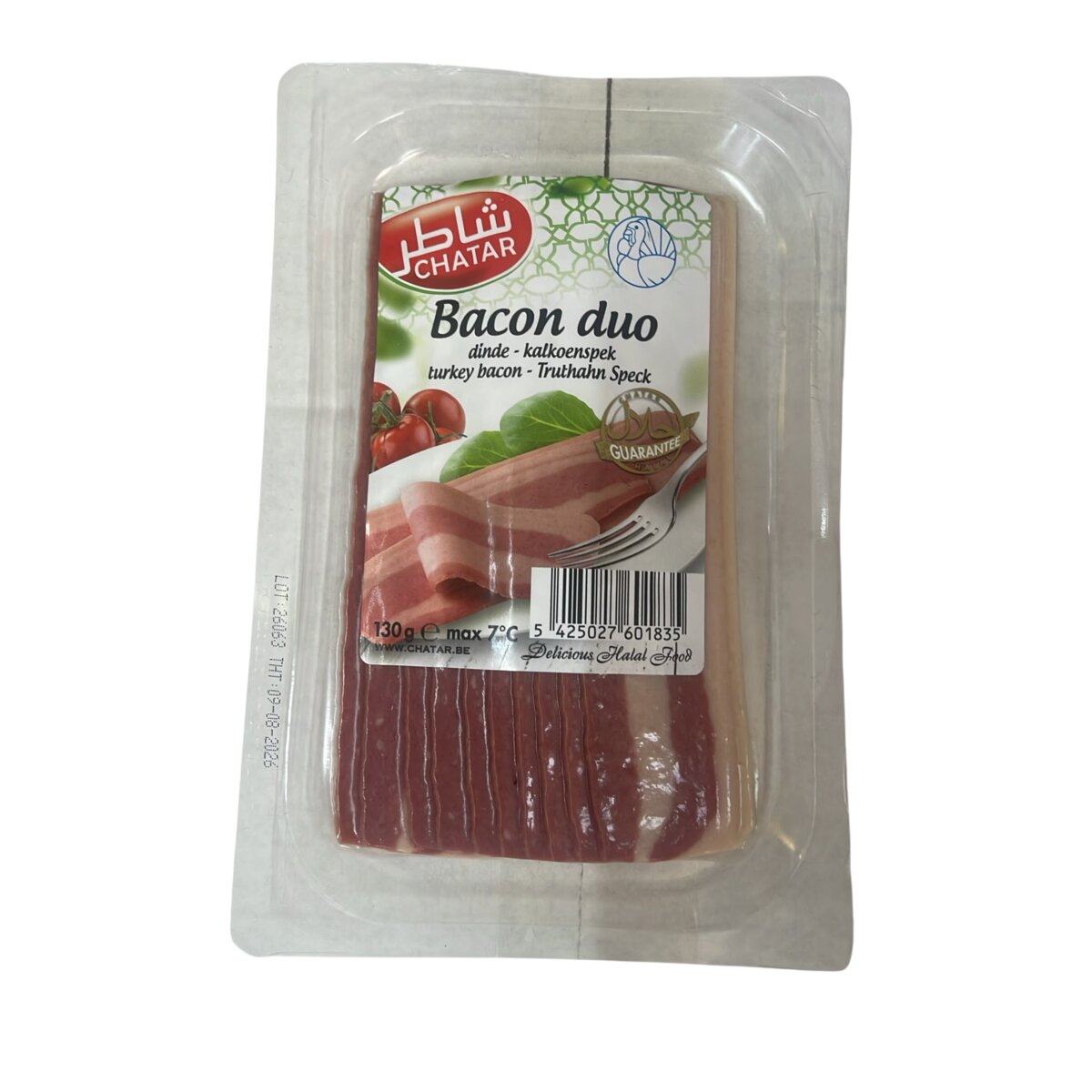 BACON DUO DINDE 130G