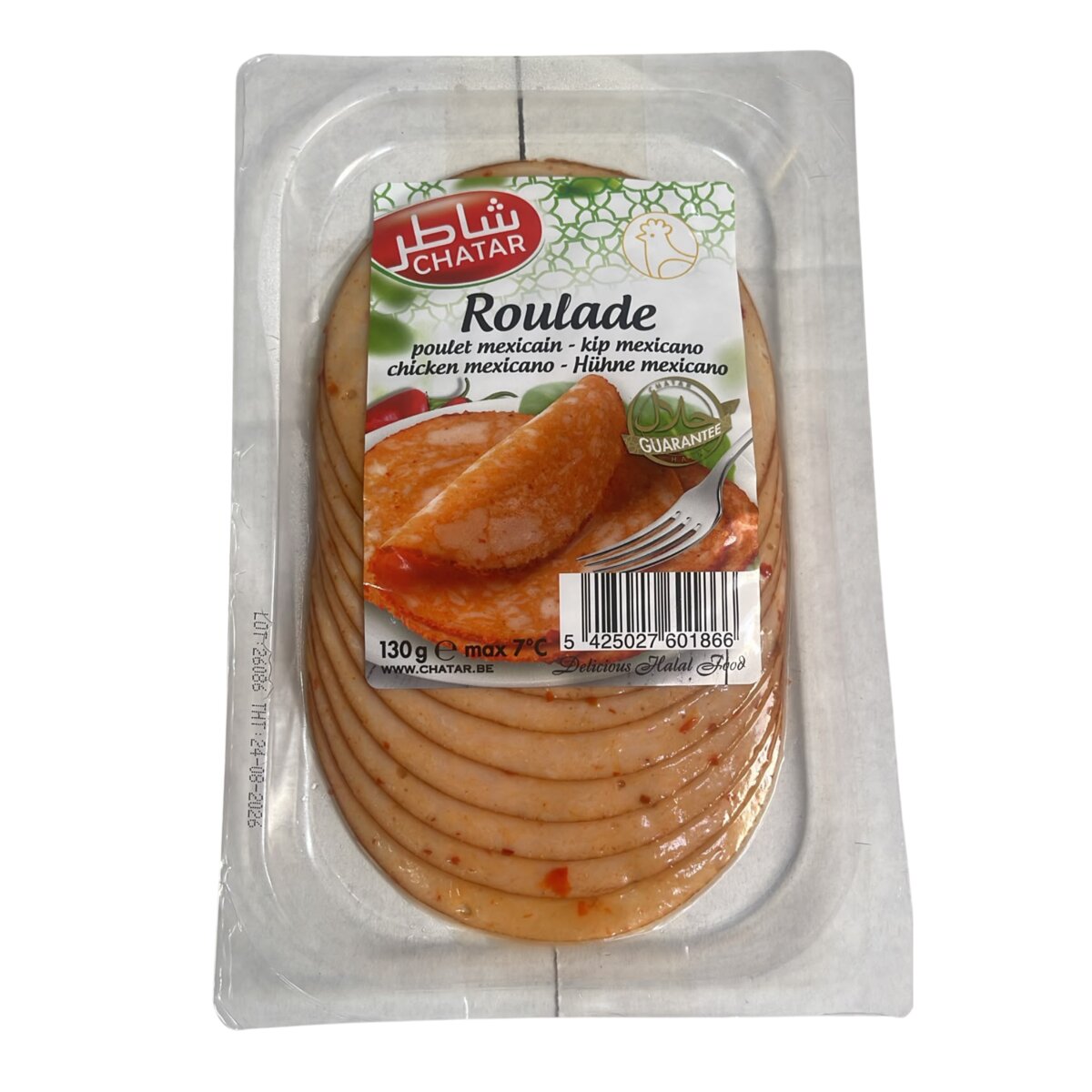 ROULADE POULET MIXICAIN 130G