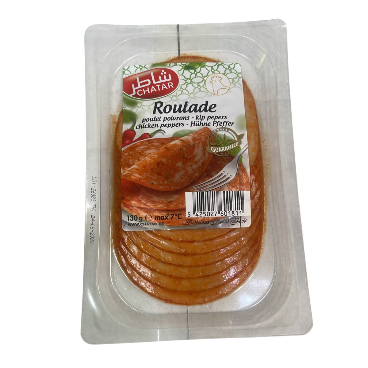 ROULADE POULET POIVRONS  CHATAR 130G