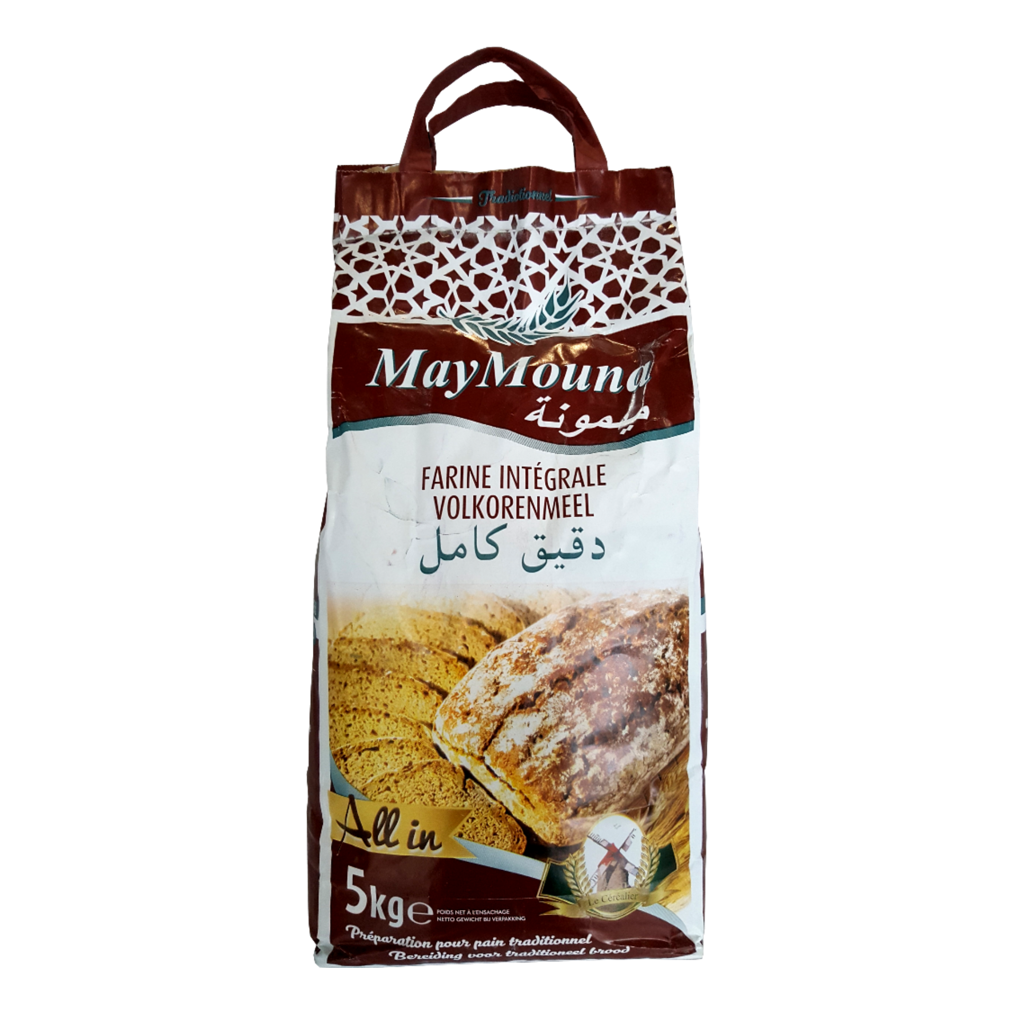FARINE DE BLE INTEGRALE MAYMOUNA 5KG