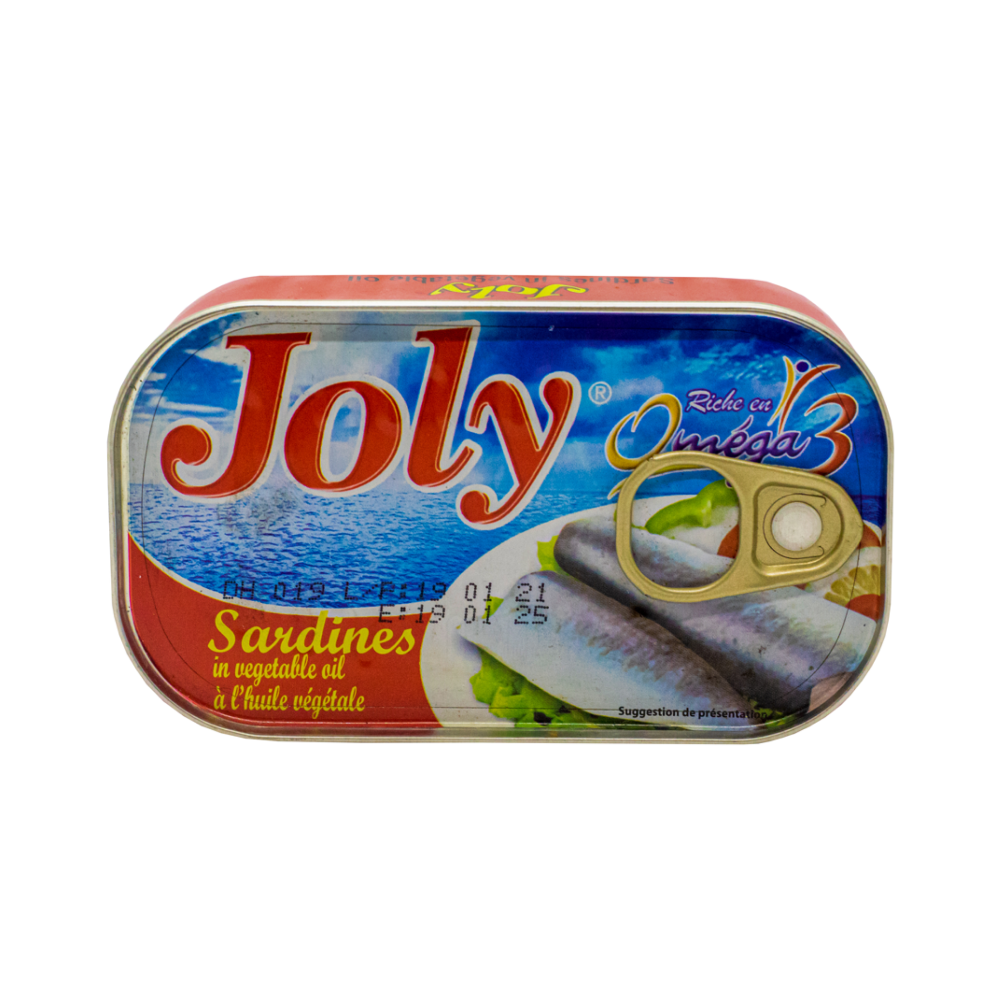 JOLY SARDINE A HUILE VEGETALE 110G