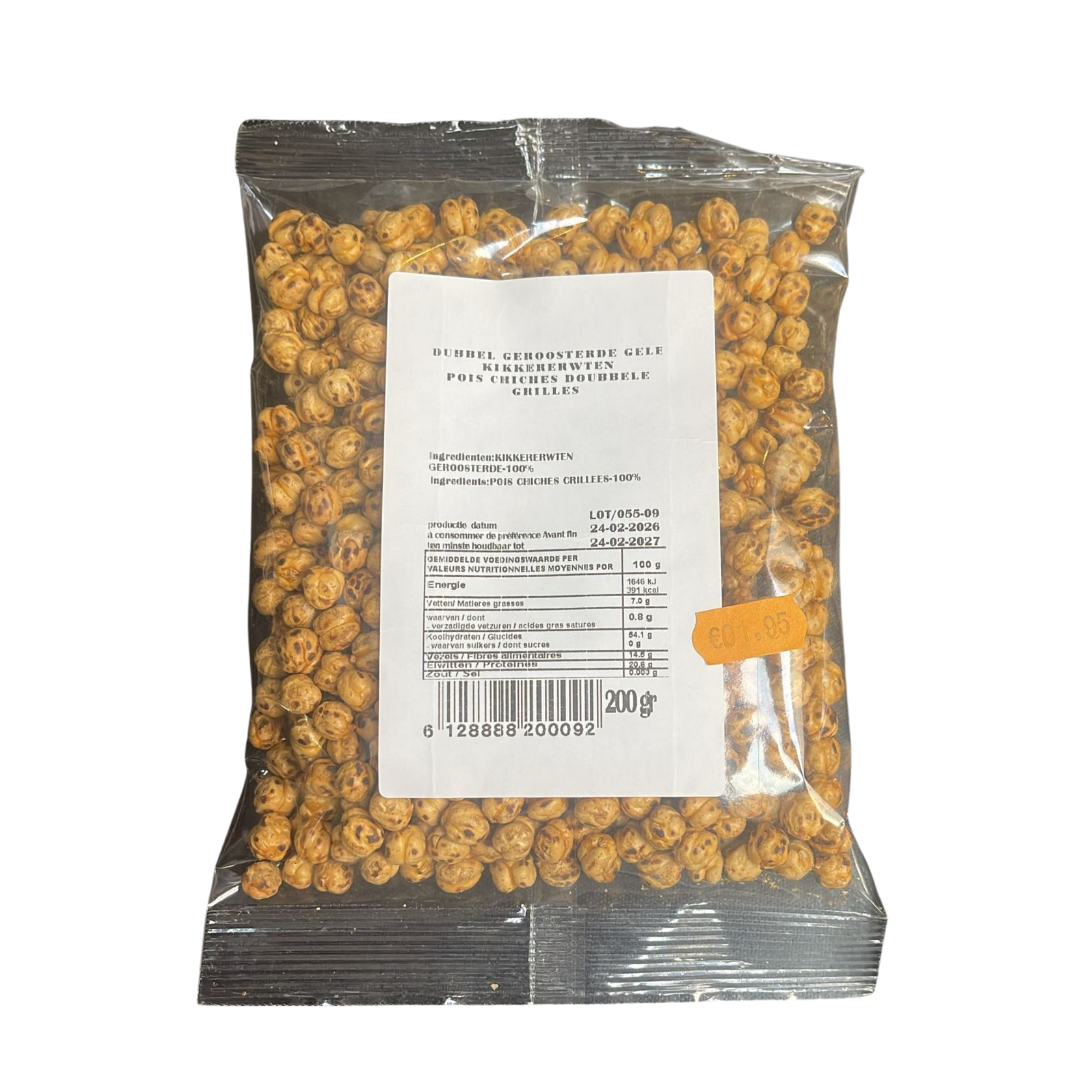 Natural Nuts - Pois Chiches Grillés 200G