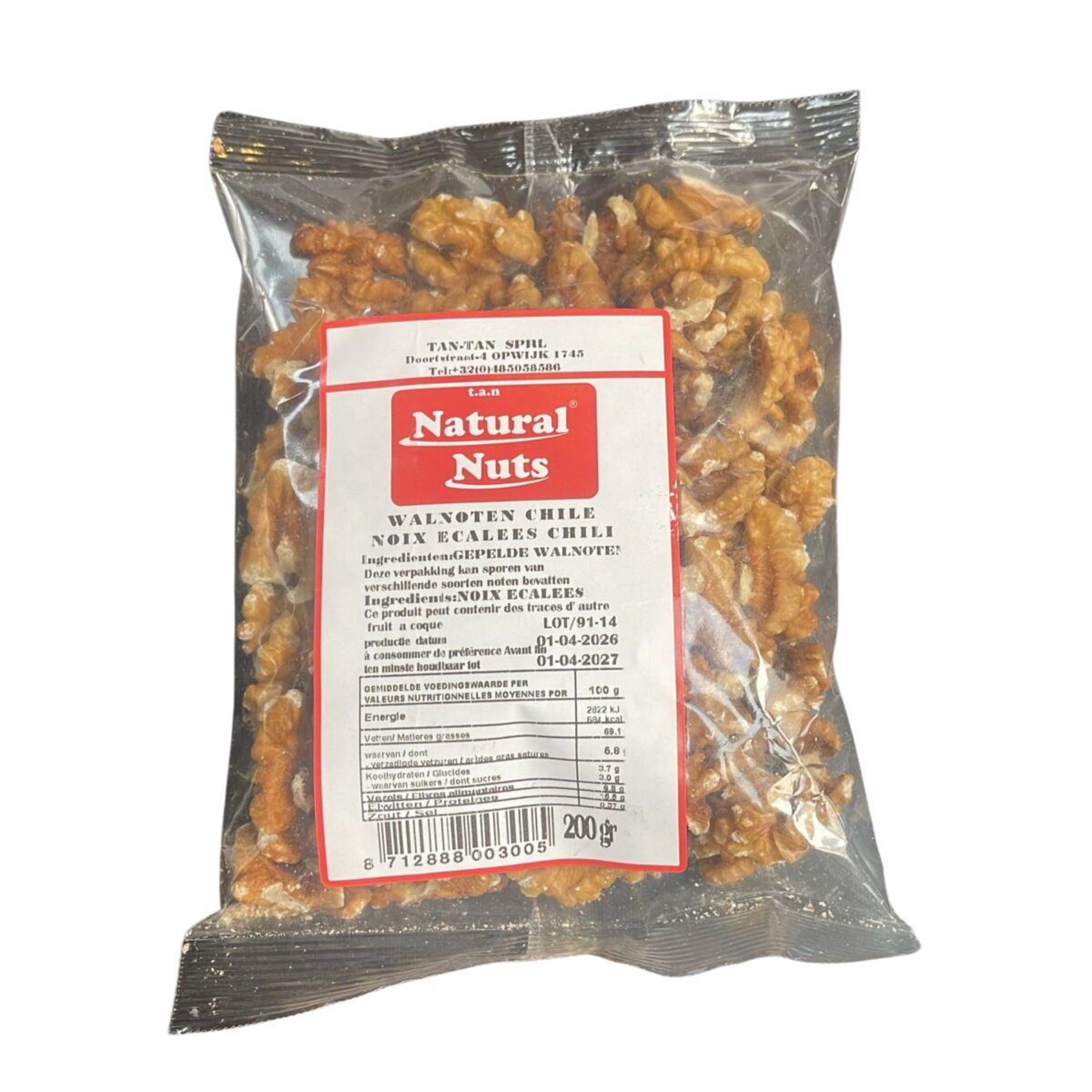 Natural Nuts - Cerneaux de Noix 200G