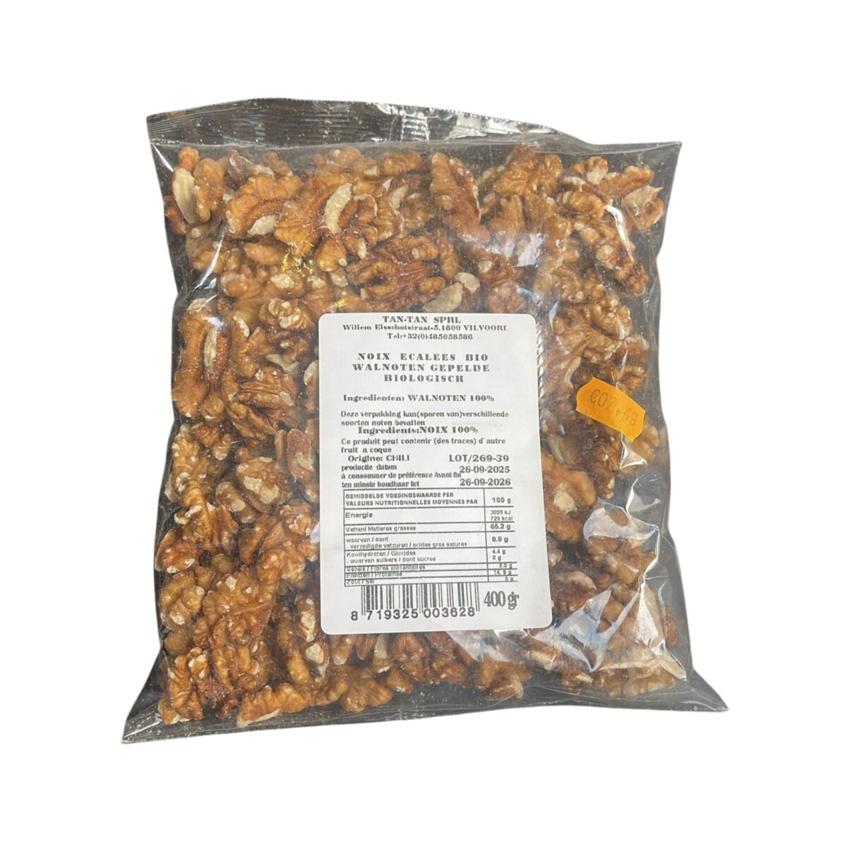 Natural Nuts - Cerneaux de Noix Bio 400G