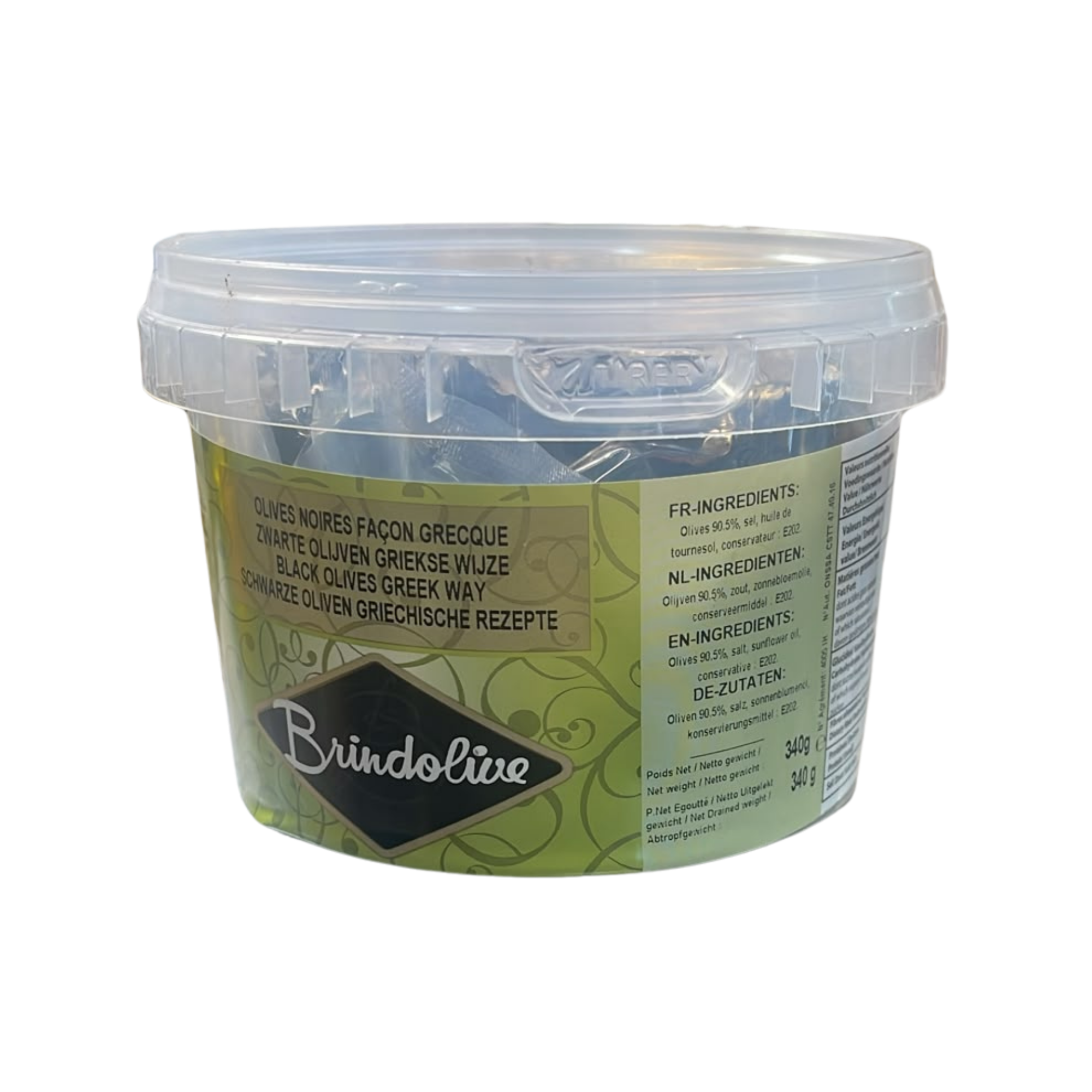 OLIVES NOIRE FAçON GRECQUE 1,450KG