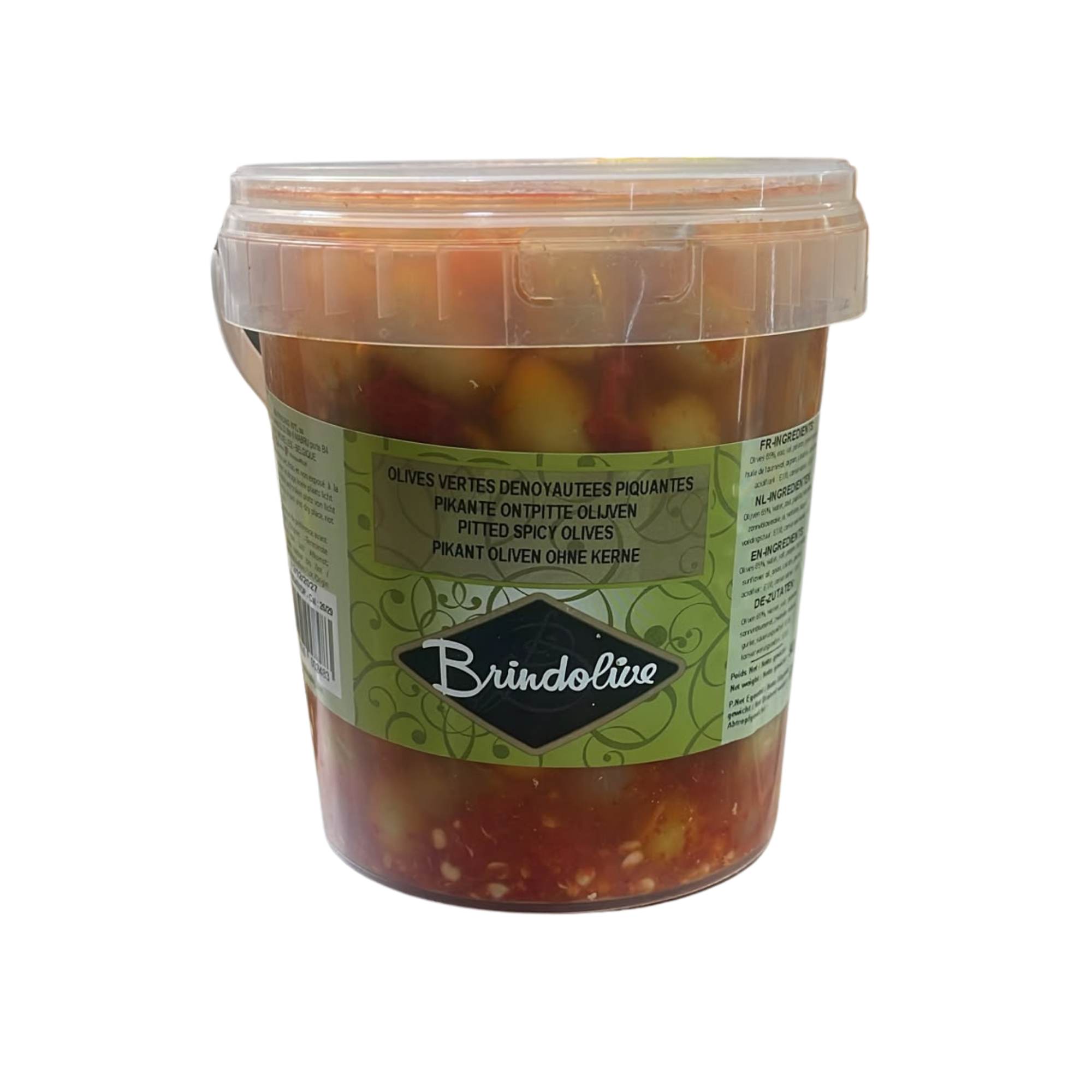 OLIVES VERTES DENOIYAUTEES PIQUANTE 940G