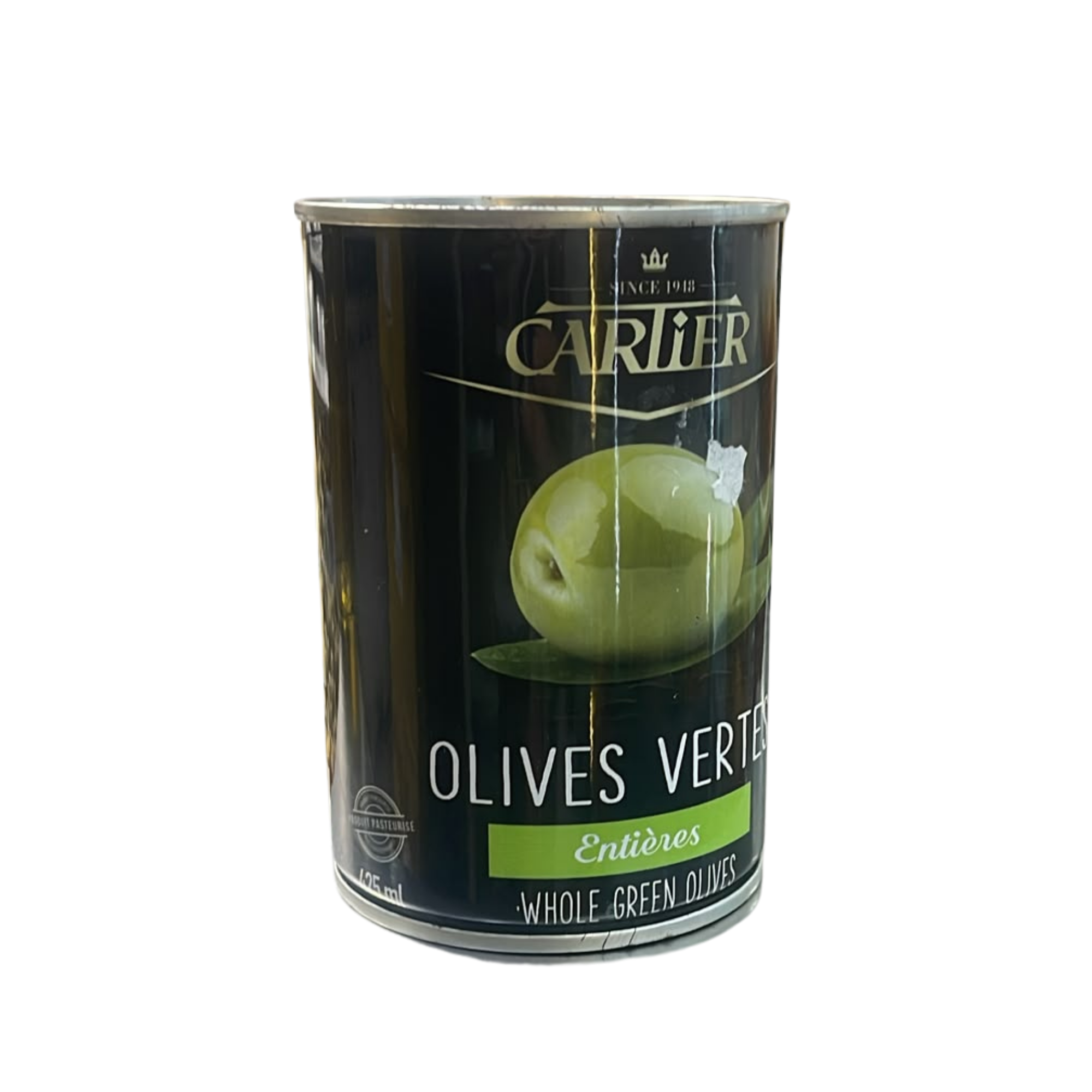 OLIVES VERTES ENTIERES 425ML