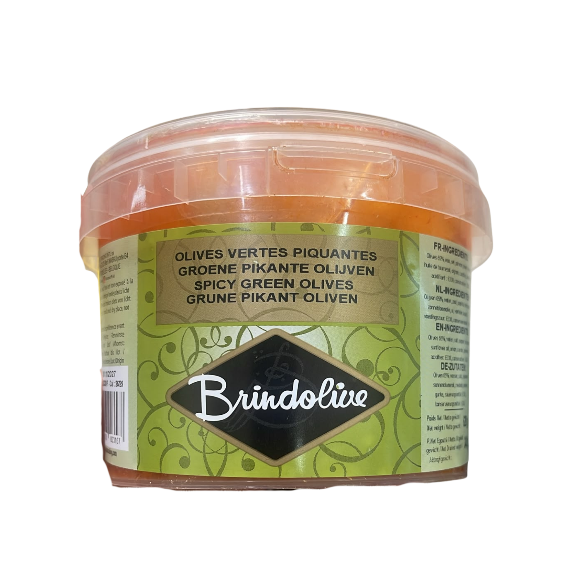 OLIVES VERTES PIQUANTES 620G