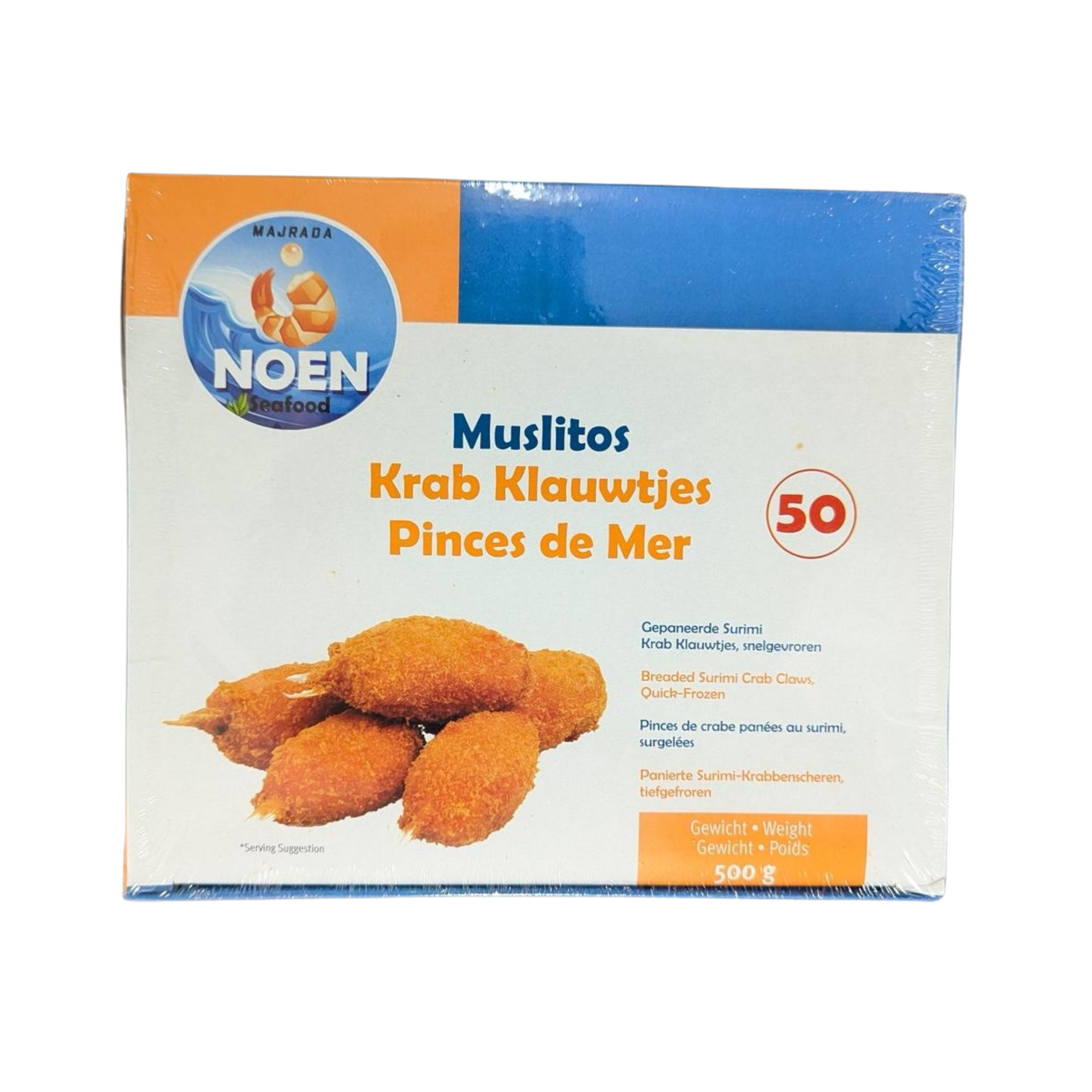 PINCES DE CRABE PANEES AU SURIMI 500G