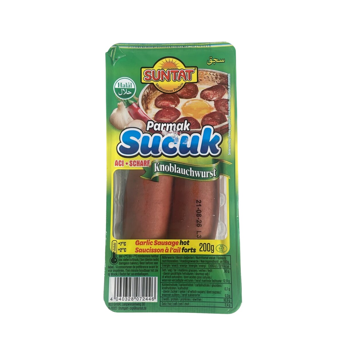 Suntat - Parmak Sucuk Piquant 200g