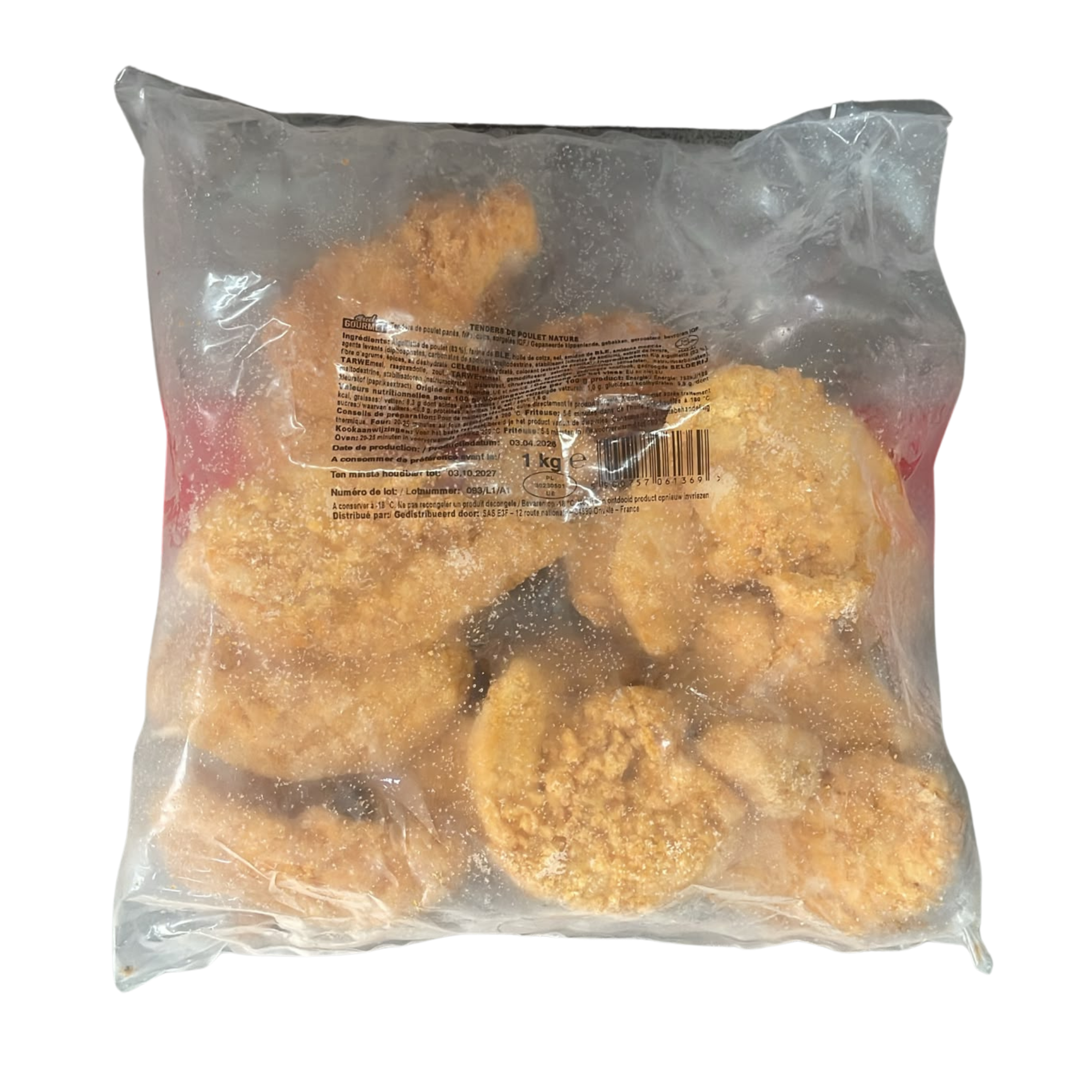 TENDERS DE POULET NATURE 1KG